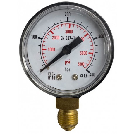 Manometr CNG G 1/4 czarny